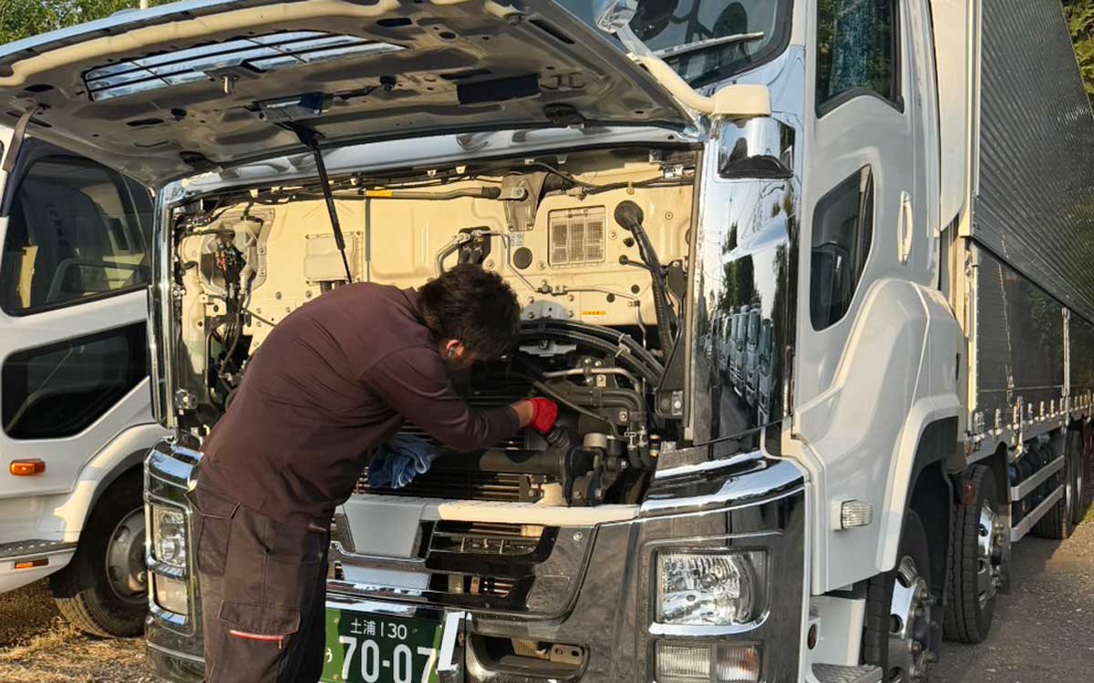 定期的な車両点検：イメージ